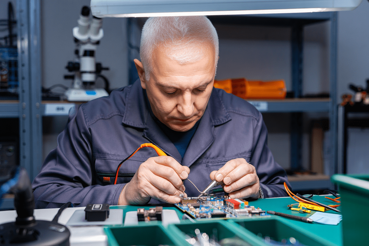 Процесс ремонта техники Korting в korting-servis